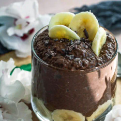 Chocolate Banana Chia Pudding