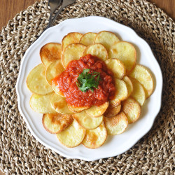 Alicante Style Patatas Bravas - Brave Potatoes