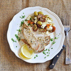 French Inspired Tuna Steaks With An Olive Salad