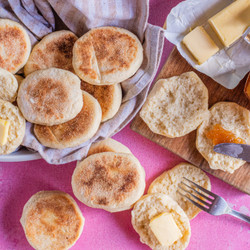 English Muffins (bread Machine Method).