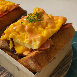 Korean Egg Drop Sandwich