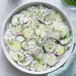 Creamy Cucumber Salad