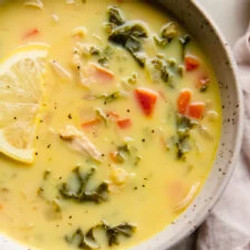 Paleo Greek Lemon Chicken Soup (low Carb, Keto, Whole30, Aip)