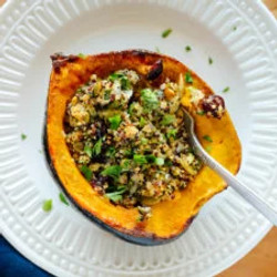 Vegetarian Stuffed Acorn Squash