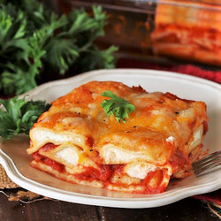 Lazy Lasagna (with Frozen Ravioli!)