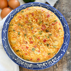 Spanish Tortilla Payesa From Girona Spain