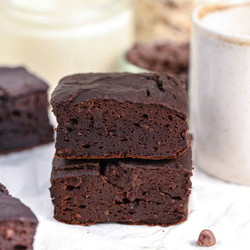 Flourless Chickpea Brownies