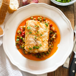 Spanish Cod With Vegetables | Bacalao A La Baezana Recipe