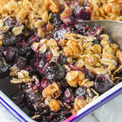 Easy Blueberry Crisp