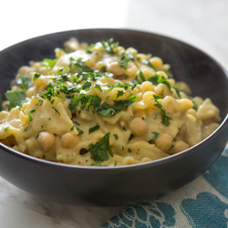 Pasta With Vegan Chickpea Sauce Recipe