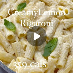 Creamy Lemon Rigatoni