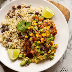 Cajun Chicken Breast With Avocado Corn Salsa