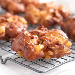 Classic Apple Fritters Doughnuts