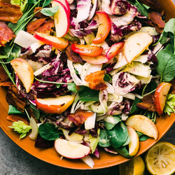 Roasted Apple And Radicchio Salad