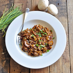 Risotto With Mushrooms And Sundried Tomatoes