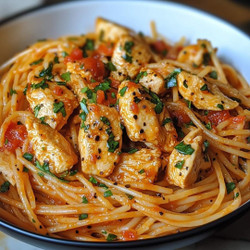 Monterey Chicken Spaghetti