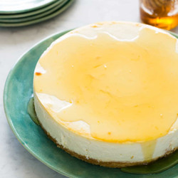 Goat Cheese And Yogurt Cheesecake