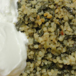 Spinach With Bulgur (bulgurlu Ispanak)