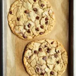 A Recipe For Just Two Giant Chocolate Chip Cookies