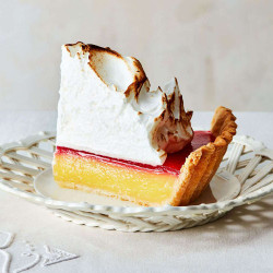 Lemon-cranberry Meringue Pie