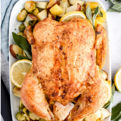 Honey Brined Chicken With Lemon &amp; Sage | Michael Symon