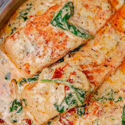 Creamy Tuscan Salmon Recipe