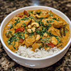 Coconut Curry Chicken with Cashews