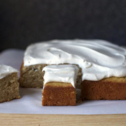 Spiced Applesauce Cake