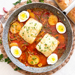 Spanish Bacalao A La Tranca (Hearty Cod Stew With Vegetables)