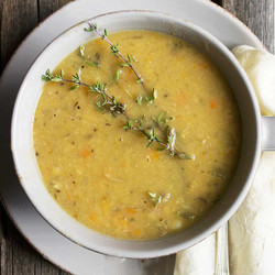 Quebec-style Yellow Split Pea Soup