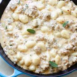 Creamy Gnocchi With Italian Sausage