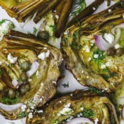 Mediterranean Roasted Artichoke Recipe