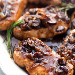 Copy of Pork Chops With Balsamic Fig Sauce