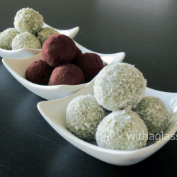 Matcha And White Chocolate Truffles