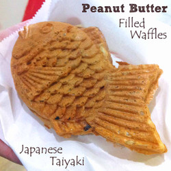 Peanut Butter Filled Waffles {japanese Taiyaki} Recipe