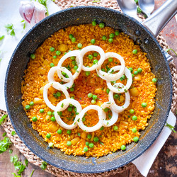 Spanish Squid Rice | Arroz Con Calamares