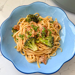 Crockpot Honey Garlic Chicken &amp; Noodles