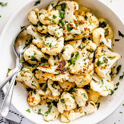 Healthy Roasted Cauliflower Salad