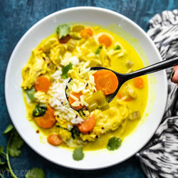 Coconut Turmeric Chicken Soup