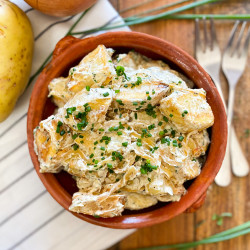 The TASTIEST &amp; HEALTHIEST Creamy Potatoes With Caramelized Onions