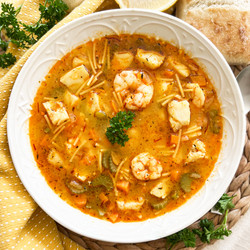 Classic Spanish Fish Soup (Sopa De Pescado)