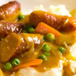 Curried Sausages