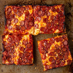 Gluten-free Detroit Style Pizza