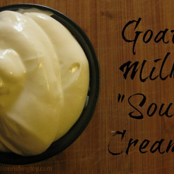 Goat Milk Sour Cream