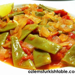 Runner (green) Beans Cooked In Olive Oil