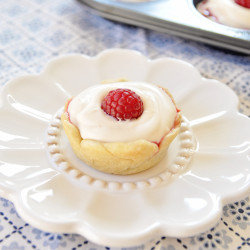 Raspberry Chocolate Tartlets With Homemade Whipped Cream