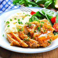 Crock Pot Smothered Pork Chops