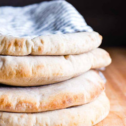 Soft And Puffy Sourdough Pita Bread