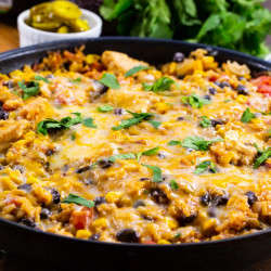 Mexican Chicken And Rice Casserole