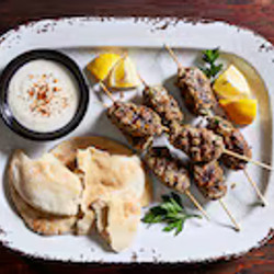 Turkey Kebabs With Tahini Sauce